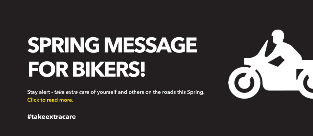 Spring message for bikers